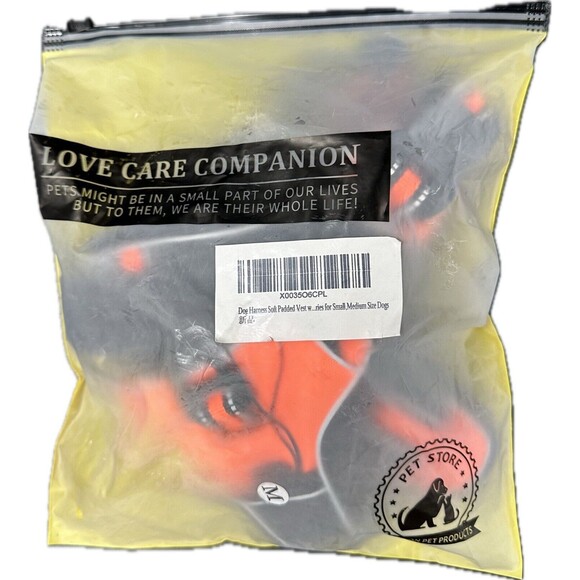 No Pull Dog Harness Breathable Reflective Adjustable Pet Control Handle Vest Med - Picture 7 of 8